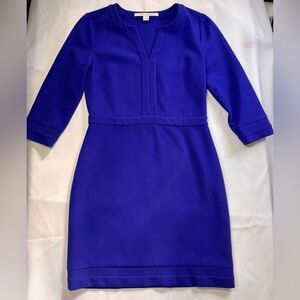Diane von Furstenberg 'Maura' Sheath Dress- Royal Blue- Size 4